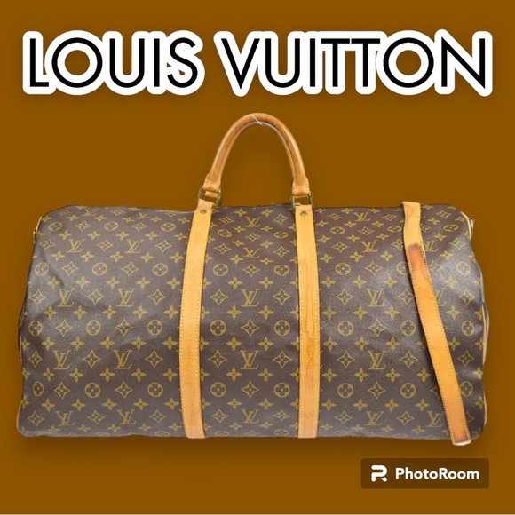 LOUIS VUITTON KEEPALL BANDOULIERE 60 - Picture 1 of 17
